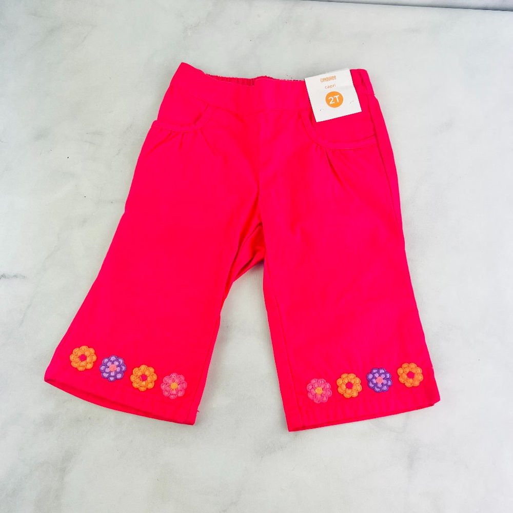 Gymboree Baby Girl Flower Capri Pants